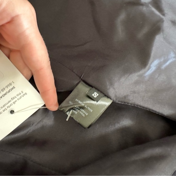 Dal Lago virgin wool navy windowpane plaid women‘s blazer jacket size s small - Picture 3 of 4